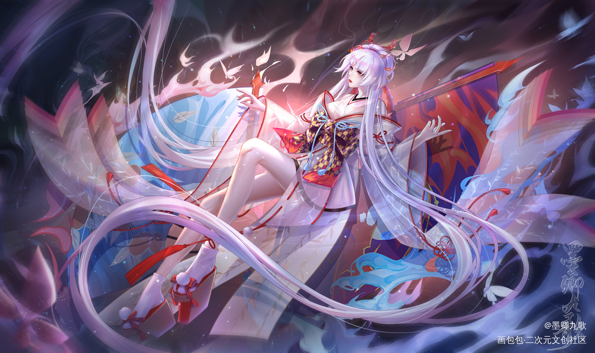 不知火_阴阳师不知火板绘涂日系求配文我要上首推插画绘画作品