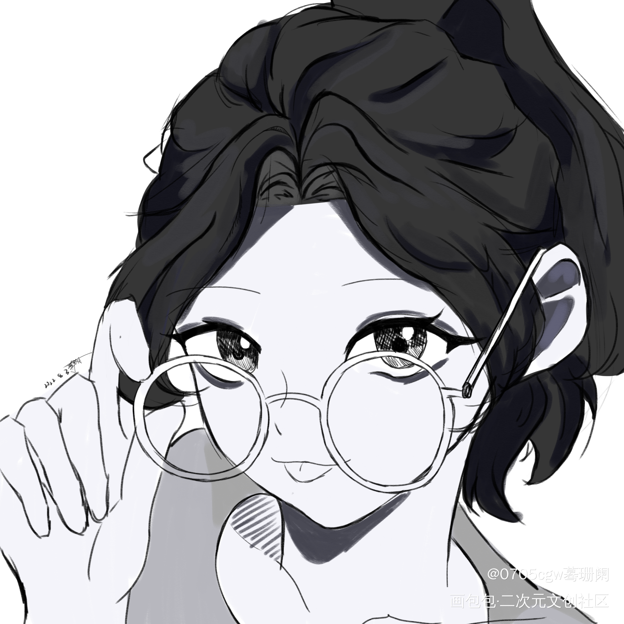 明兄 你是我最好的朋友_天官赐福摸鱼页绘画作品