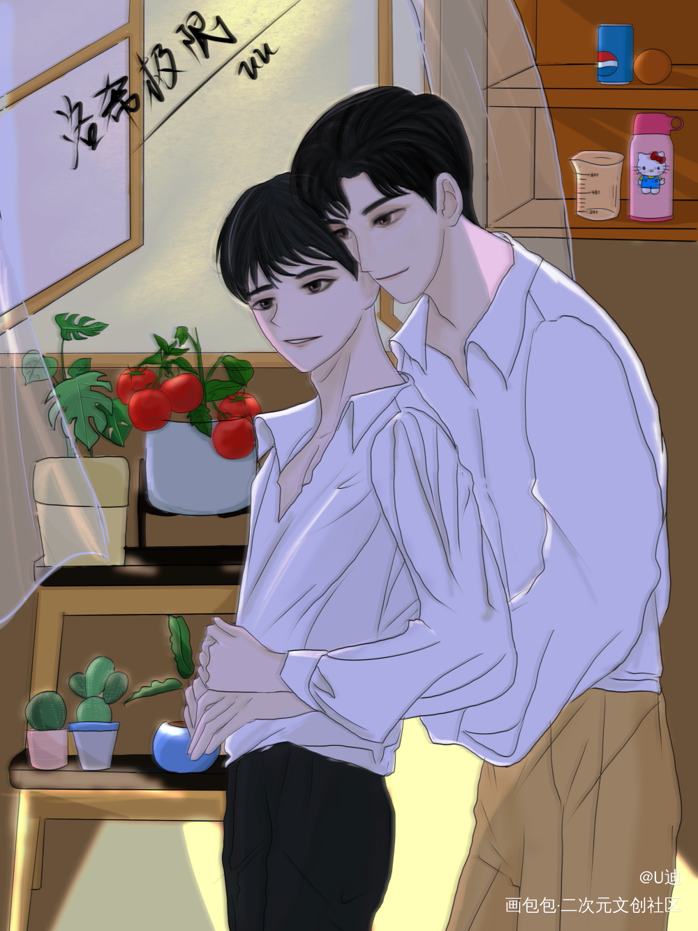 洛希极限～_手绘李决应允承原耽洛希极限临摹绘画作品
