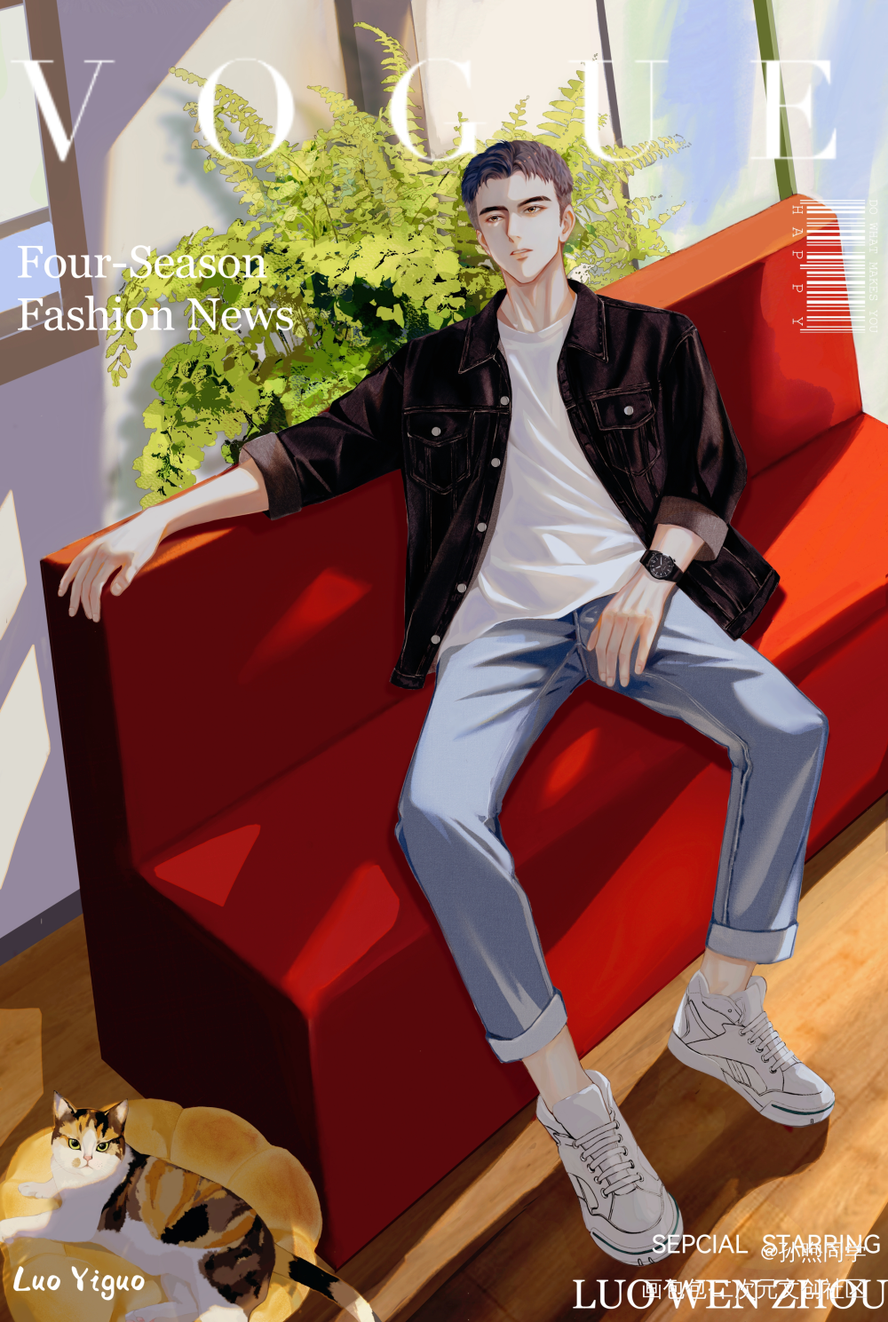 七夕快乐_默读舟渡板绘涂绘画绘画作品