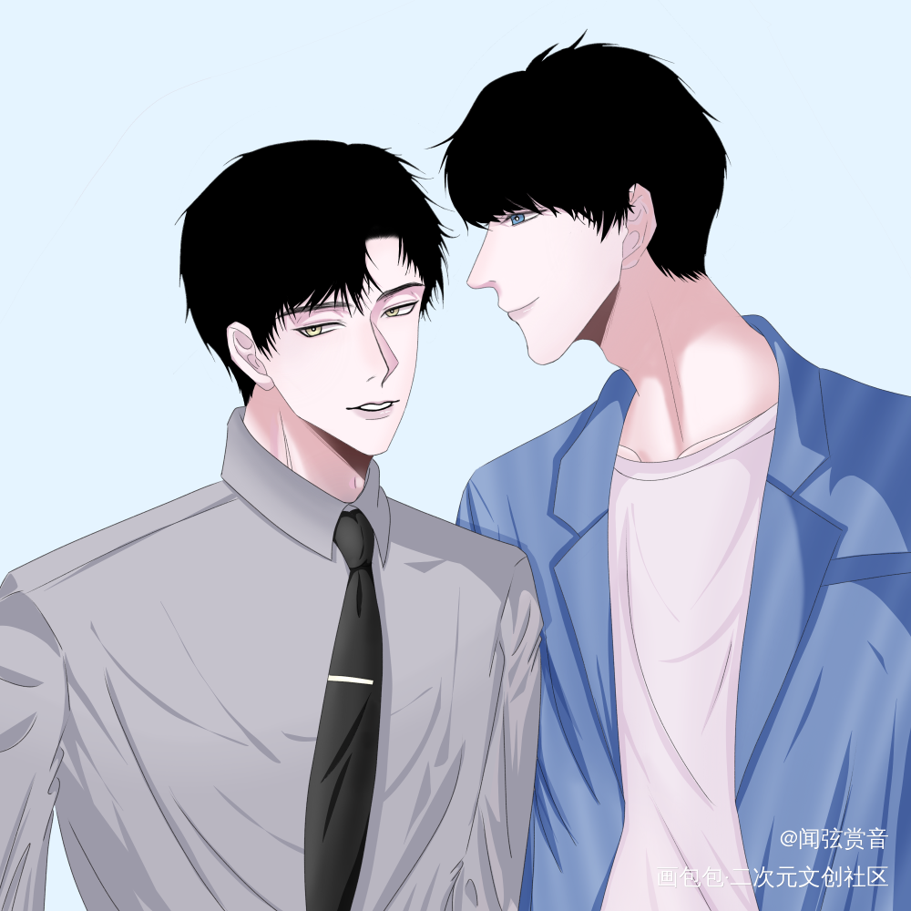 七夕贺图_李简绘画作品