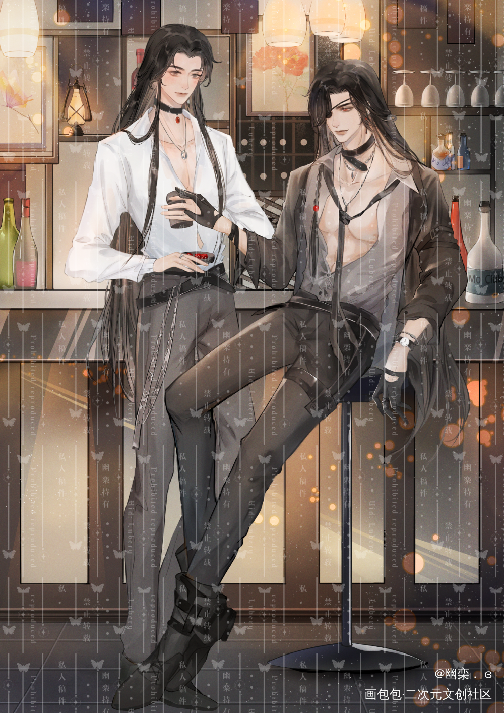 去年的“牛郎店”_人渣反派自救系统天官赐福魔道祖师绘画作品