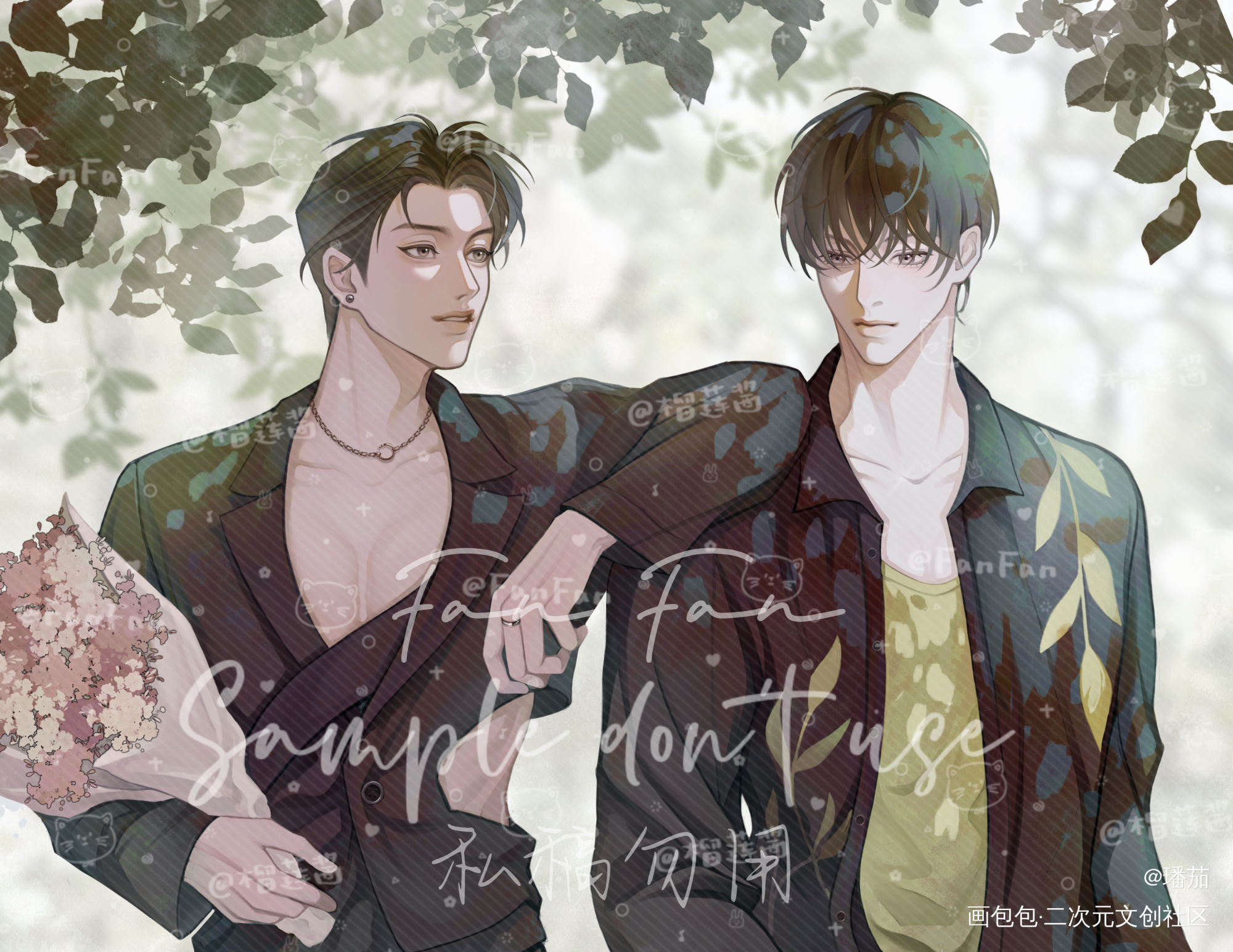 _188男团李简绘画作品