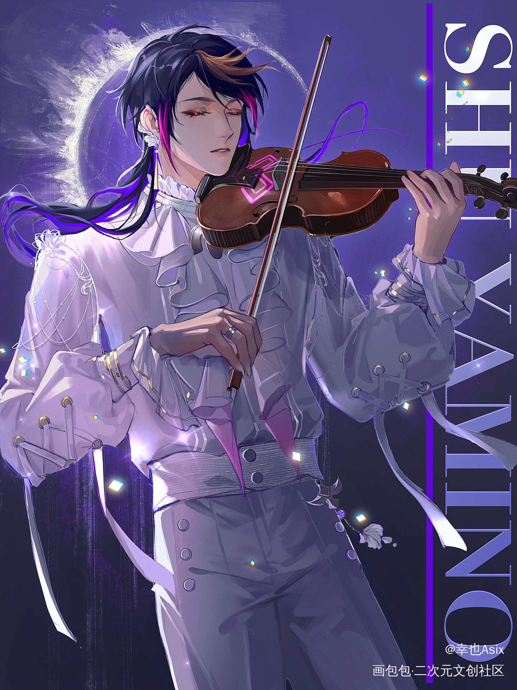 我的月亮🌙_shuyaminoluxiem绘画作品
