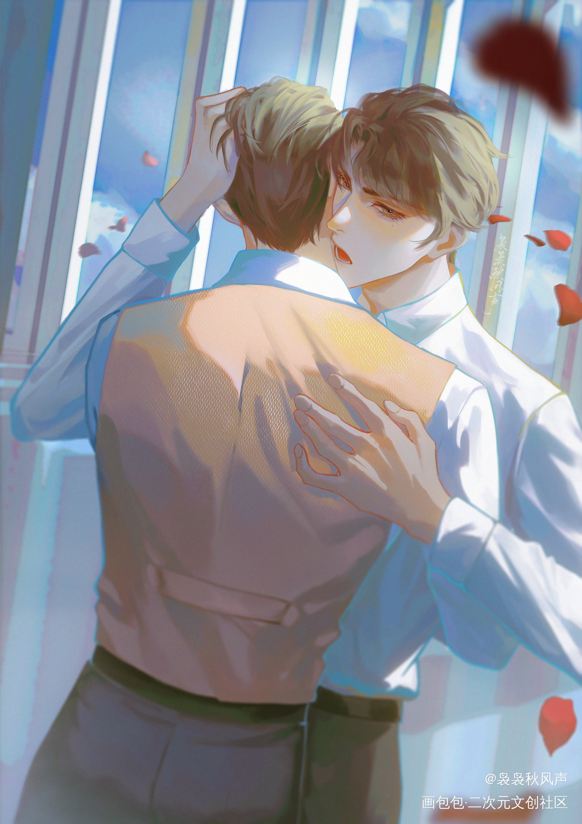 还是七夕快乐!～_谁把谁当真188男团妹叔黎朔赵锦辛绘画作品
