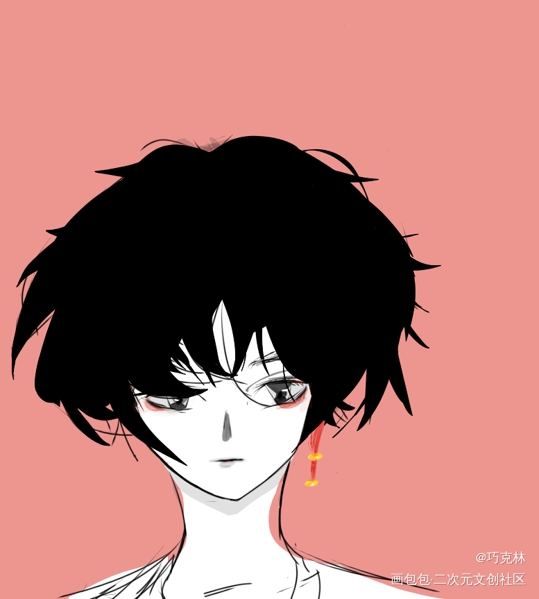 练手oc_平涂oc绘画作品