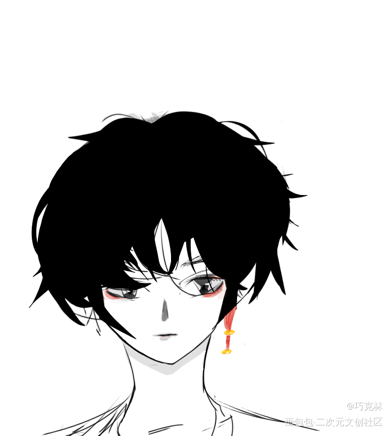 练手oc_平涂oc绘画作品