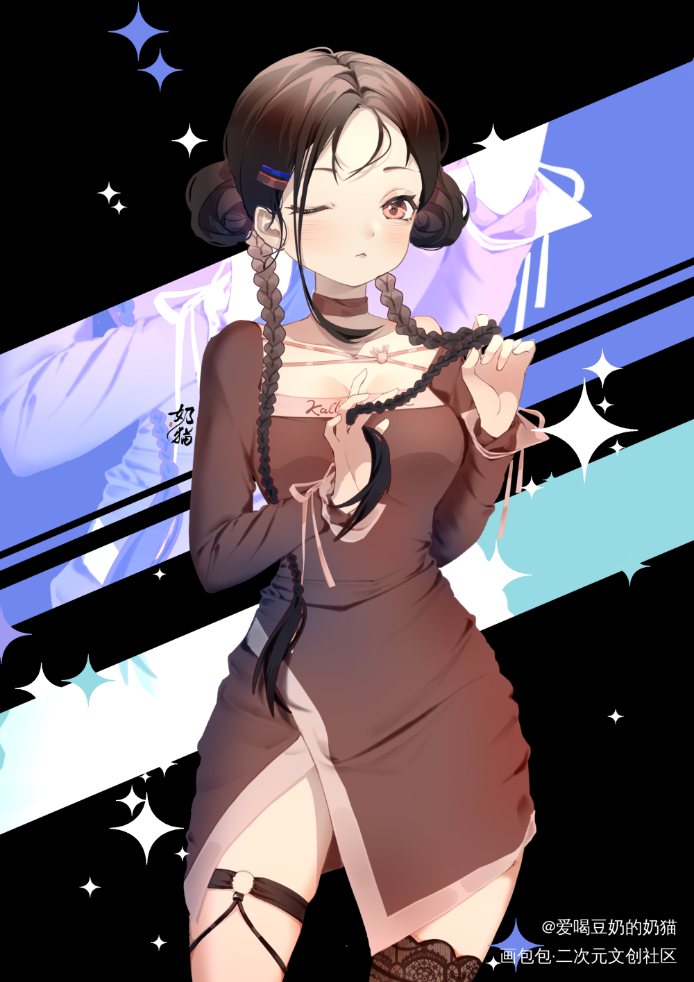 摸鱼练习_板绘涂日系头像照片练习绘画练习绘画绘画作品