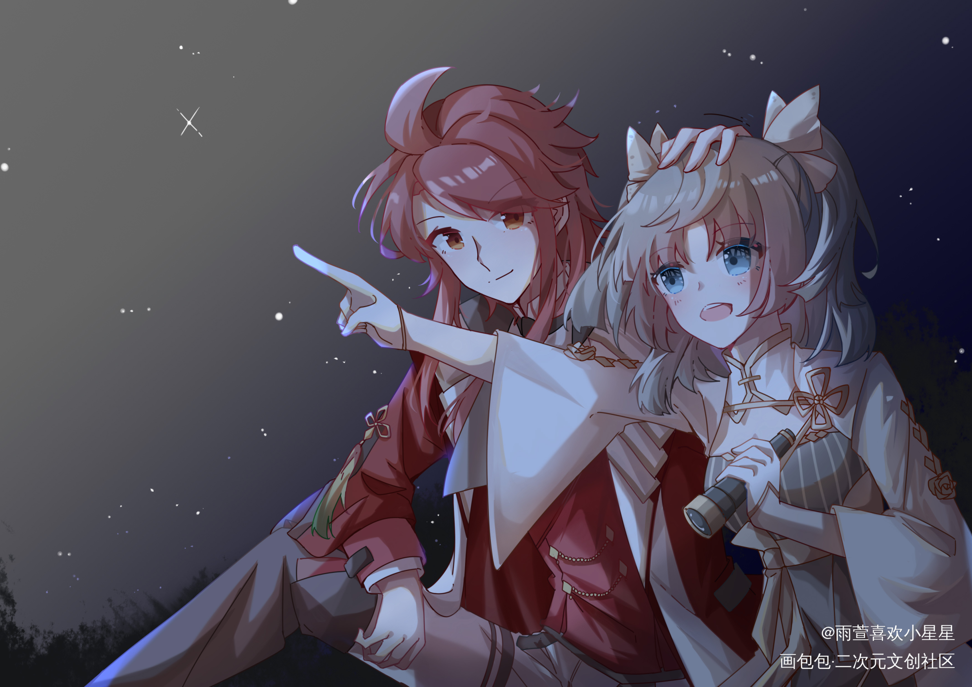 七夕快乐！_食物语同人浪花东星斑食物语乙女绘画绘画作品
