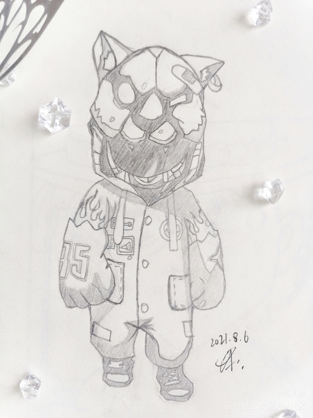 一博王炸_手绘临摹绘画作品
