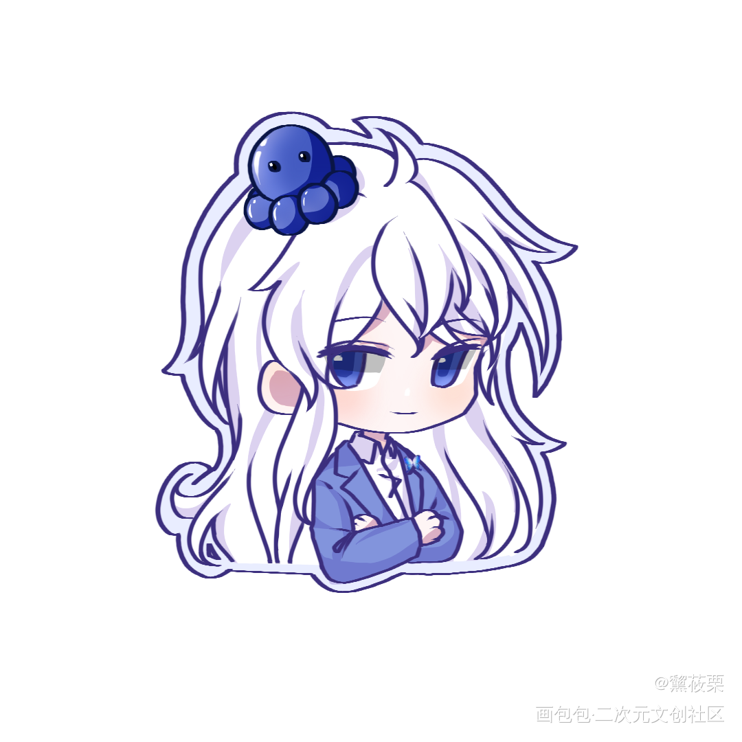 _平涂Q版同人惊悚旅游团绘画作品