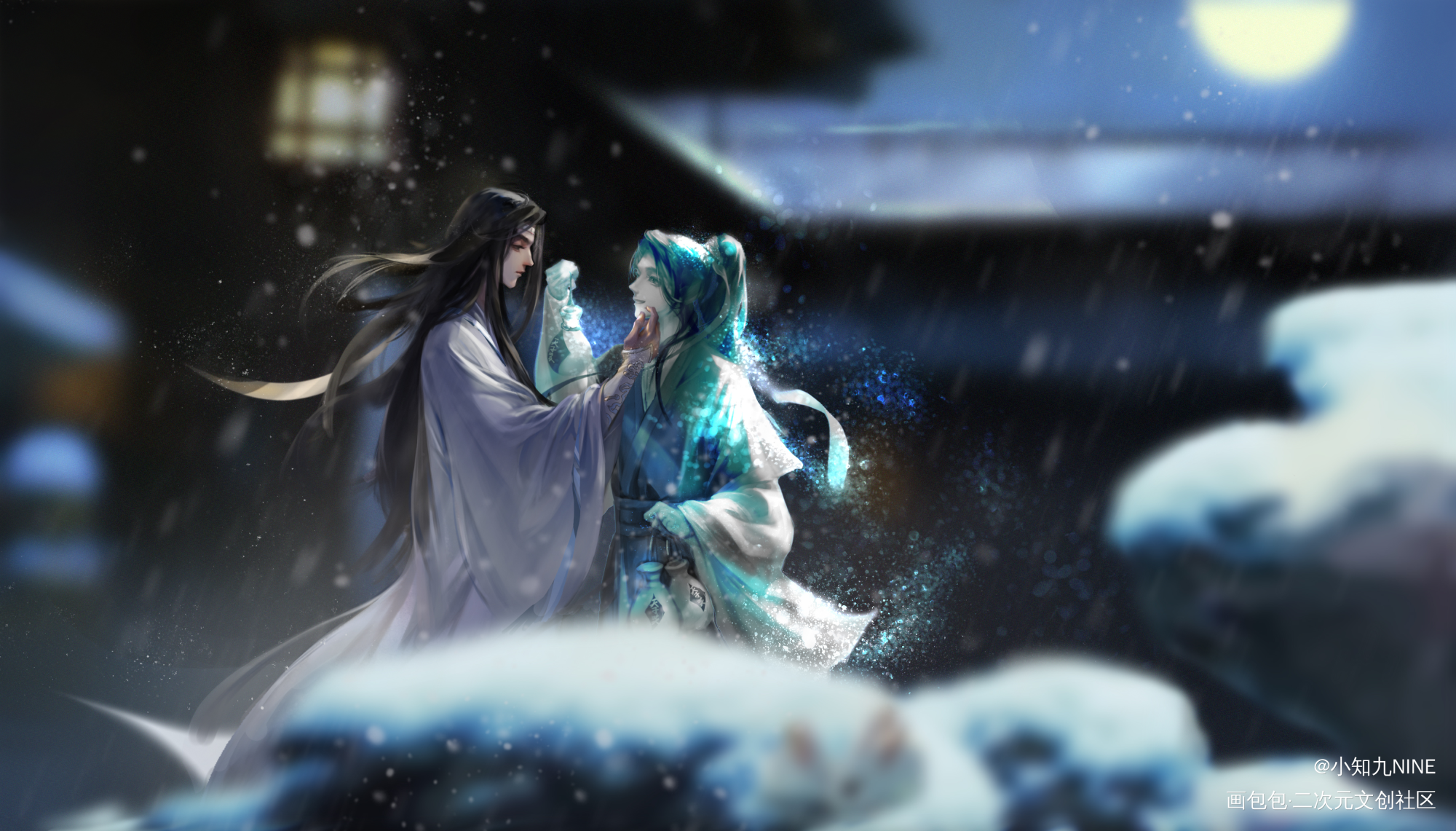 问灵十三载 等一不归人_魔道祖师忘羡绘画作品