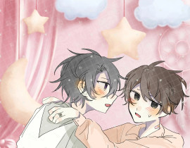 晏周十周年贺图_绘画作品