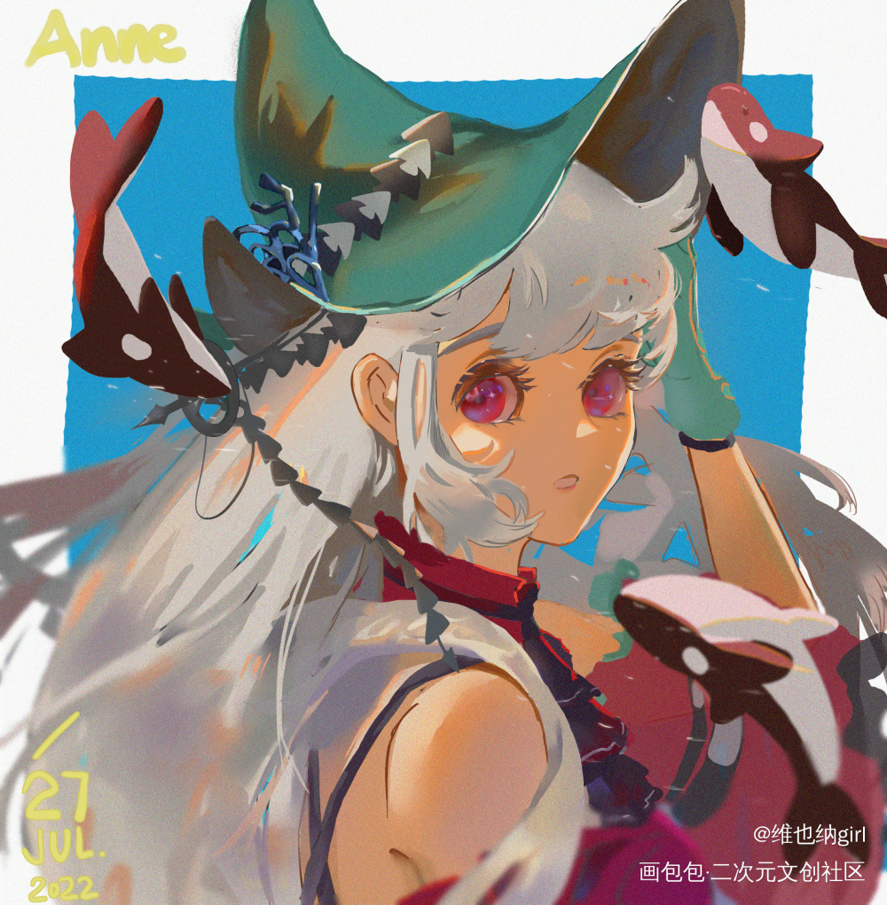 浊心斯卡蒂❤️_明日方舟斯卡蒂绘画作品