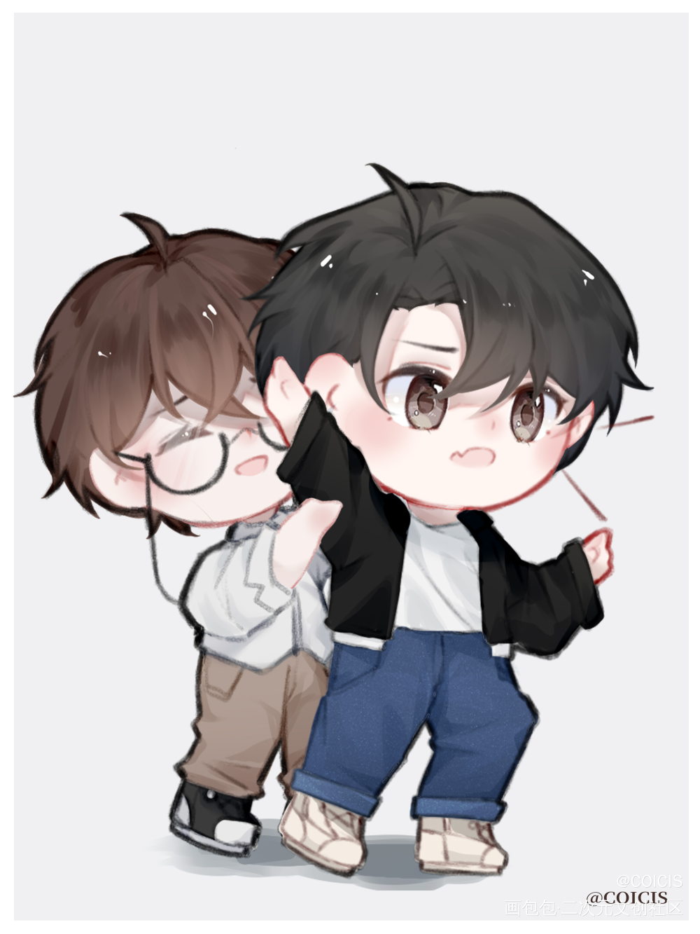_be狂魔求生系统我只喜欢你的人设知许解夏自习许其琛夏知许周自珩夏习清绘画作品