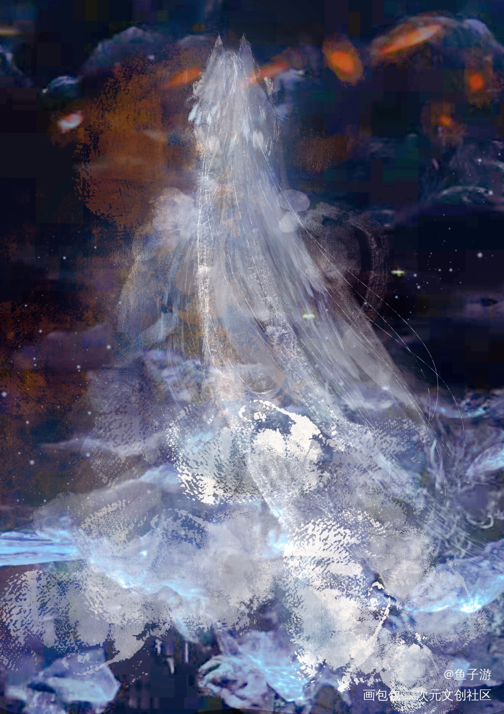 西江月_光与夜之恋齐司礼绘画作品