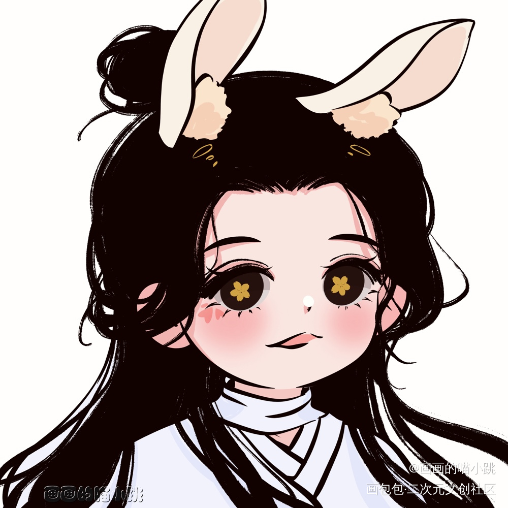 天官赐福-谢怜/花城_天官赐福花怜Q版头像头像约稿约稿绘画作品