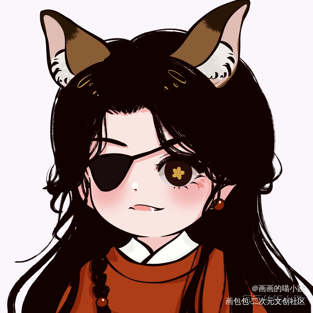 天官赐福-谢怜/花城_天官赐福花怜Q版头像头像约稿约稿绘画作品