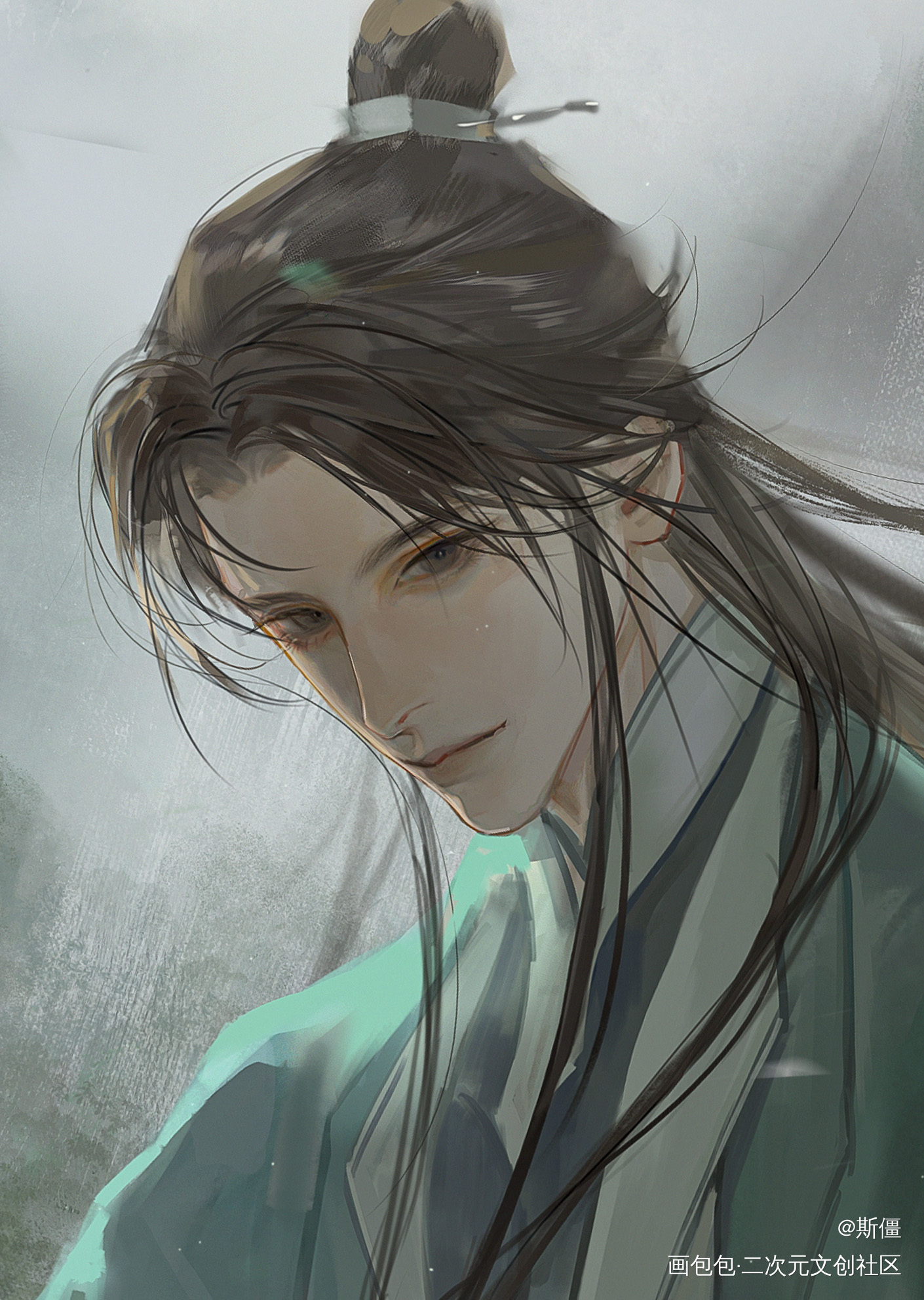 峤_千秋沈峤绘画作品