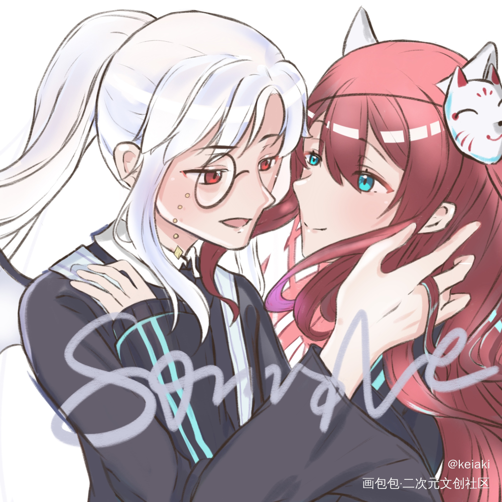 贴贴_约稿绘画绘画作品