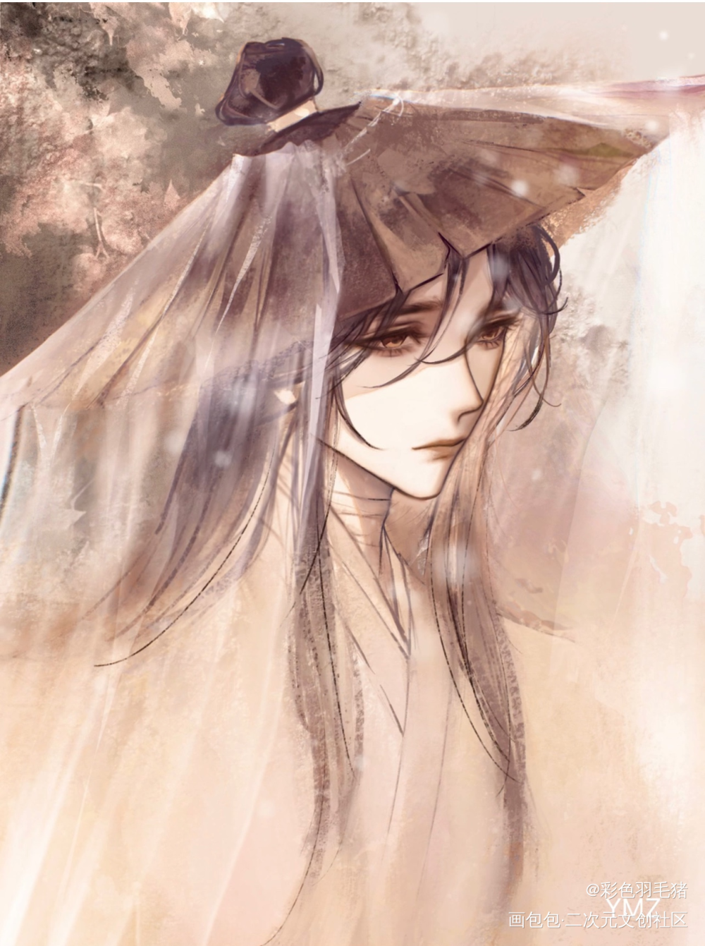 谢怜_天官赐福谢怜绘画作品