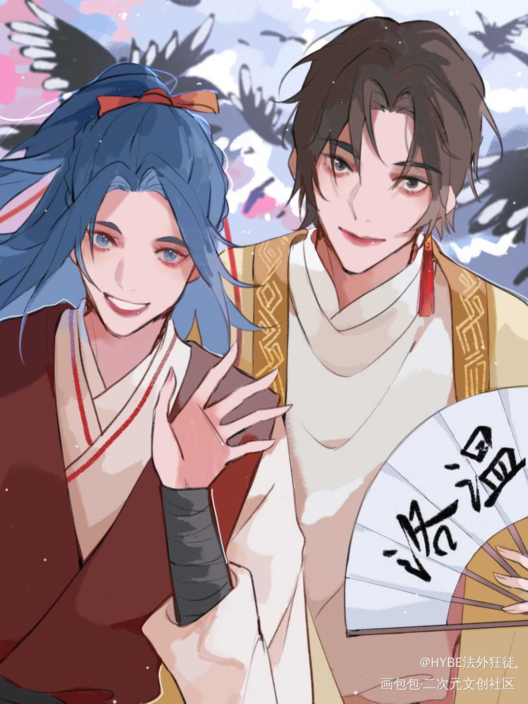 旧图_附加遗产188男团洛温二创绘画作品