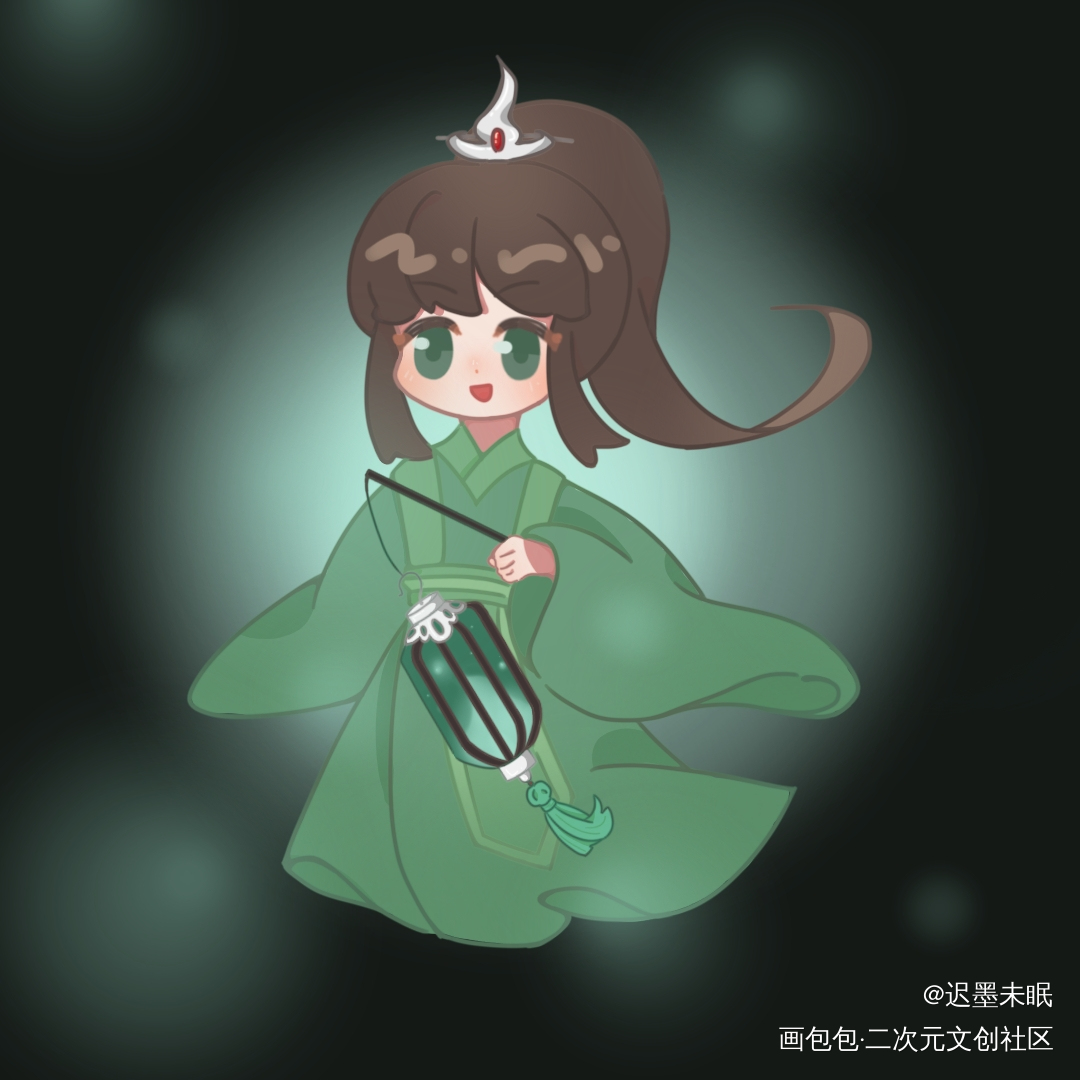 青灯夜游_天官赐福我要上首推绘画作品