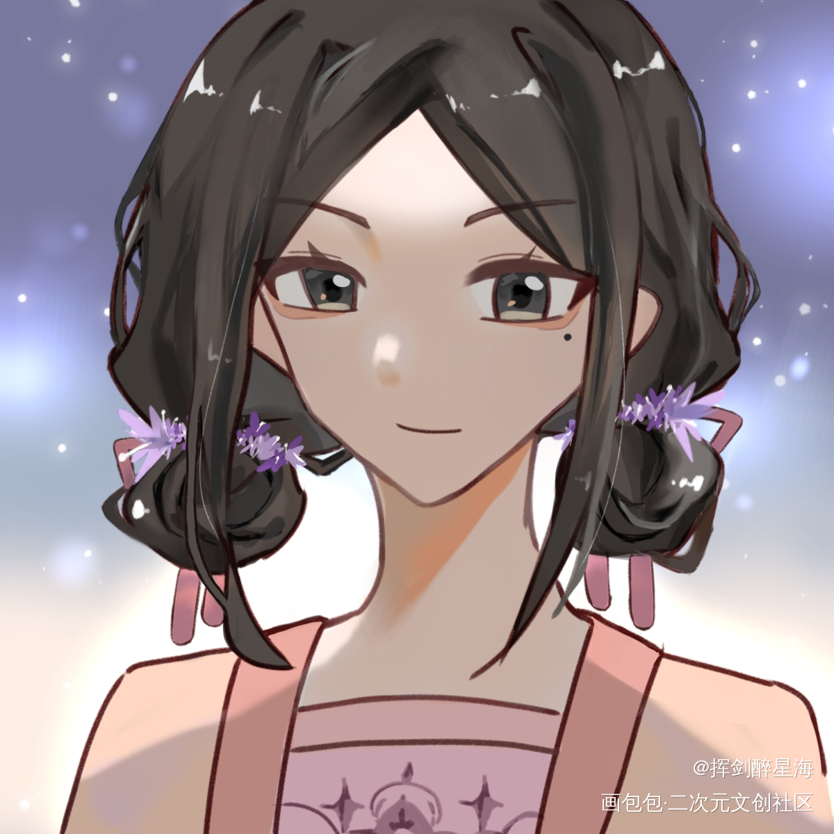 沈夕雾_穿成高危职业之师尊沈夕雾绘画作品