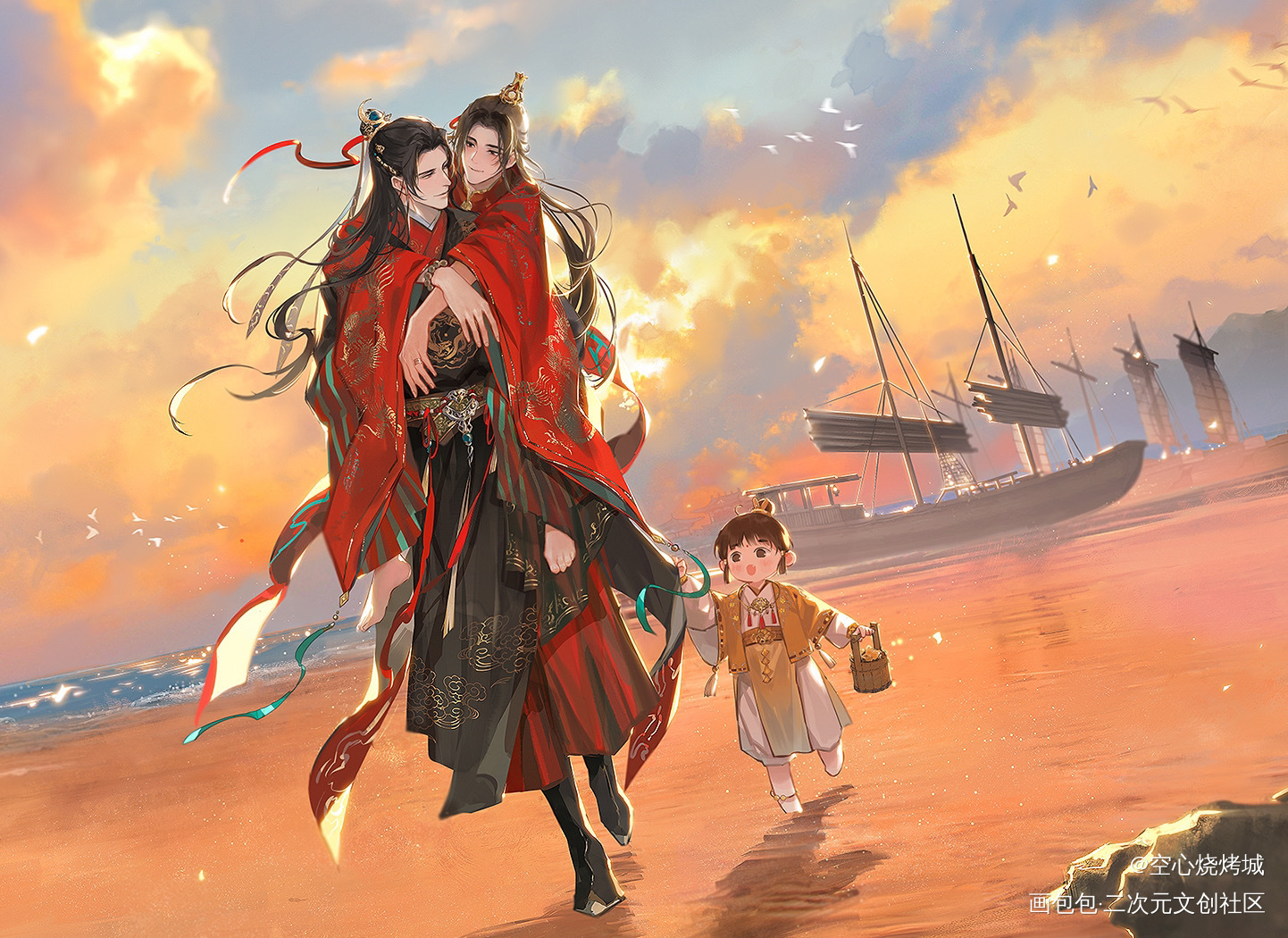 《江山许你》广播剧海报_江山许你绘画作品