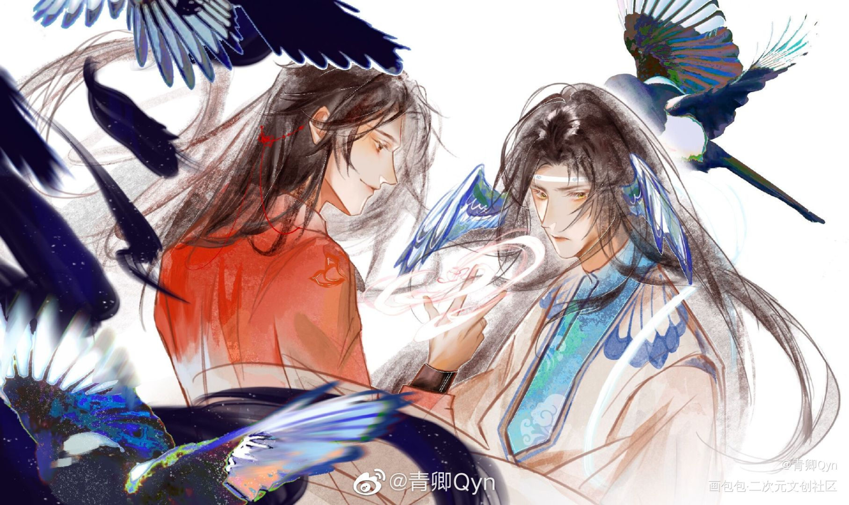 _魔道祖师忘羡绘画作品