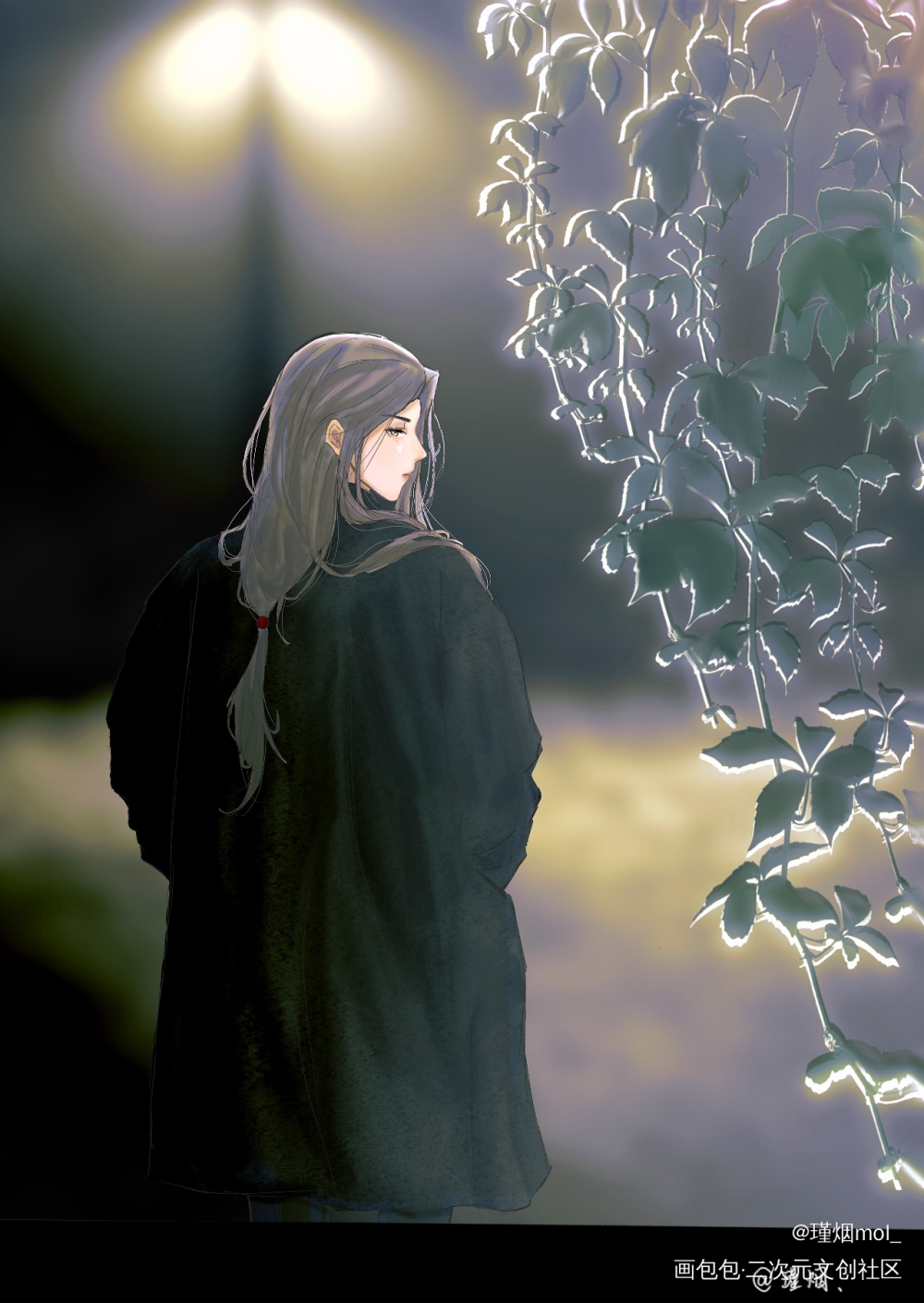 晚宁生日快乐🥰_二哈和他的白猫师尊燃晚楚晚宁墨燃楚晚宁板绘绘画绘画作品