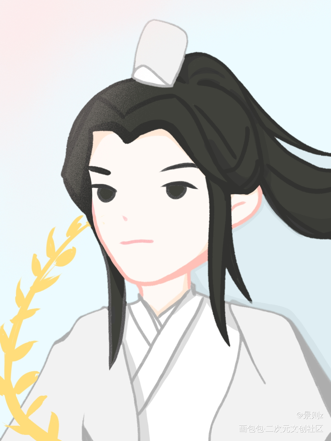 楚晚宁！_二哈和他的白猫师尊楚晚宁绘画作品
