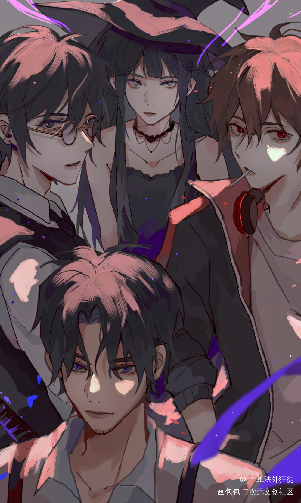 omg翻车了_我在惊悚游戏里封神二创绘画作品