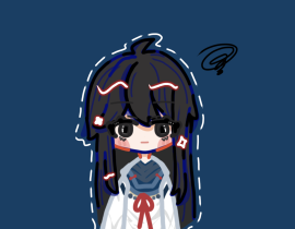 画了邪神祭的白柳_绘画作品