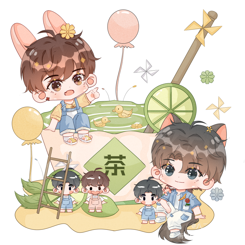 陈景深…生日快乐_放学等我日系Q版我要上首推头像同人喻繁陈景深茶泡饭酱子贝绘画作品