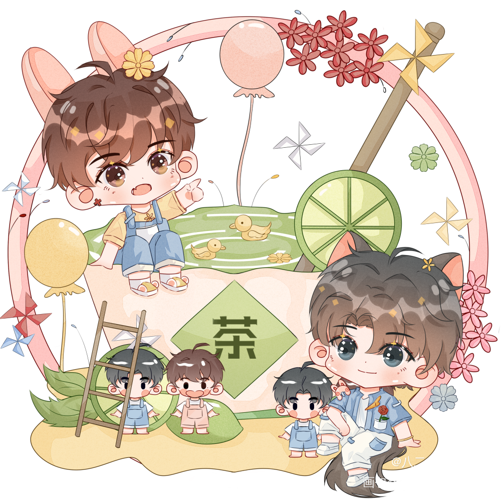 陈景深…生日快乐_放学等我日系Q版我要上首推头像同人喻繁陈景深茶泡饭酱子贝绘画作品