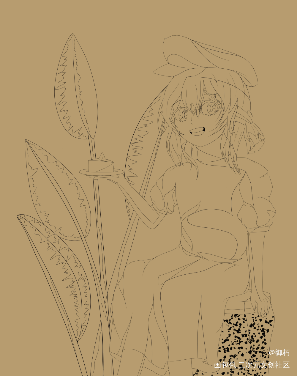 火花骑士可莉！_原神可莉平涂绘画作品