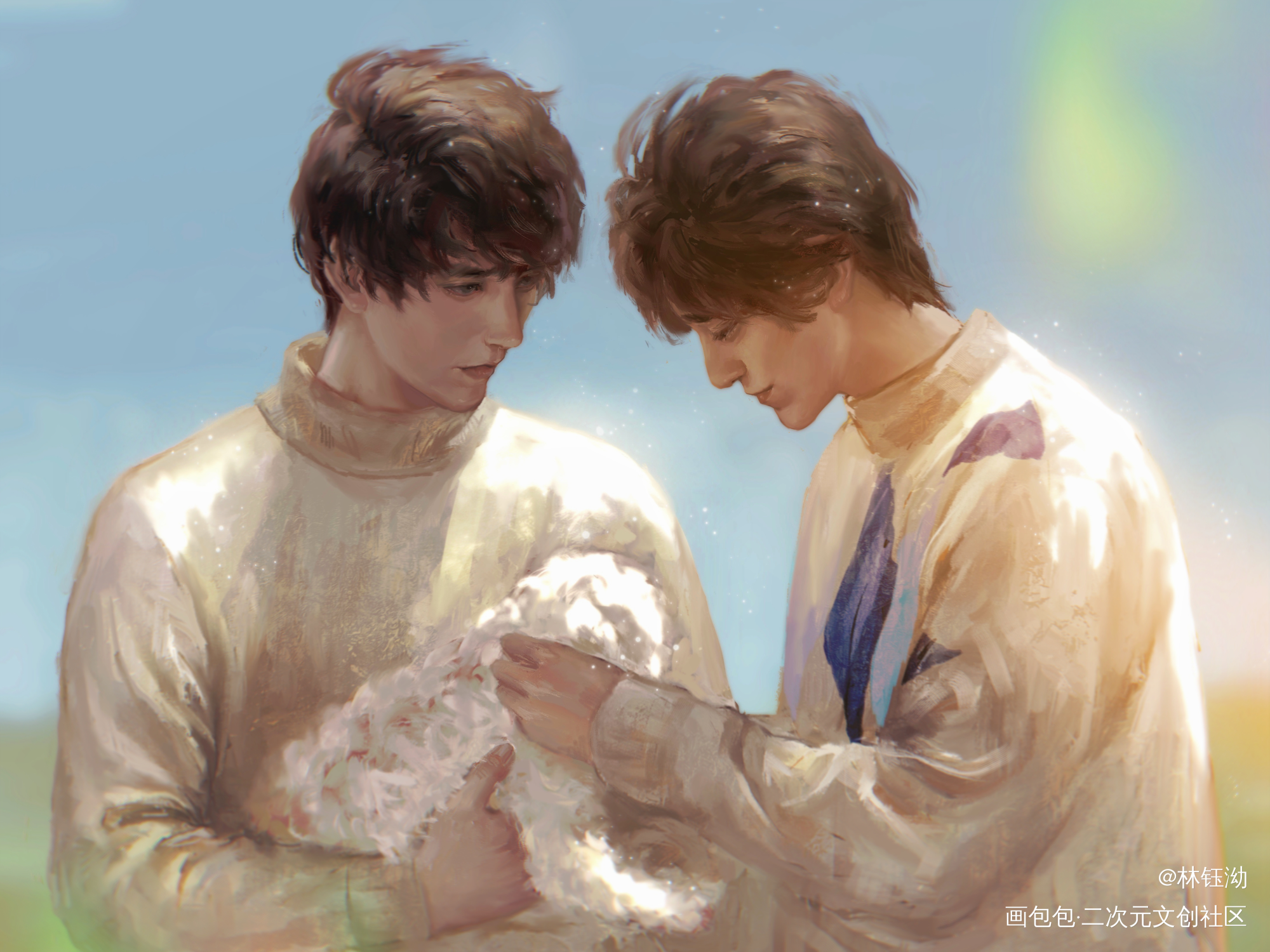 画的一些云云ww_阿云嘎郑云龙厚涂同人嘎龙插图云次方摸鱼绘画绘画作品