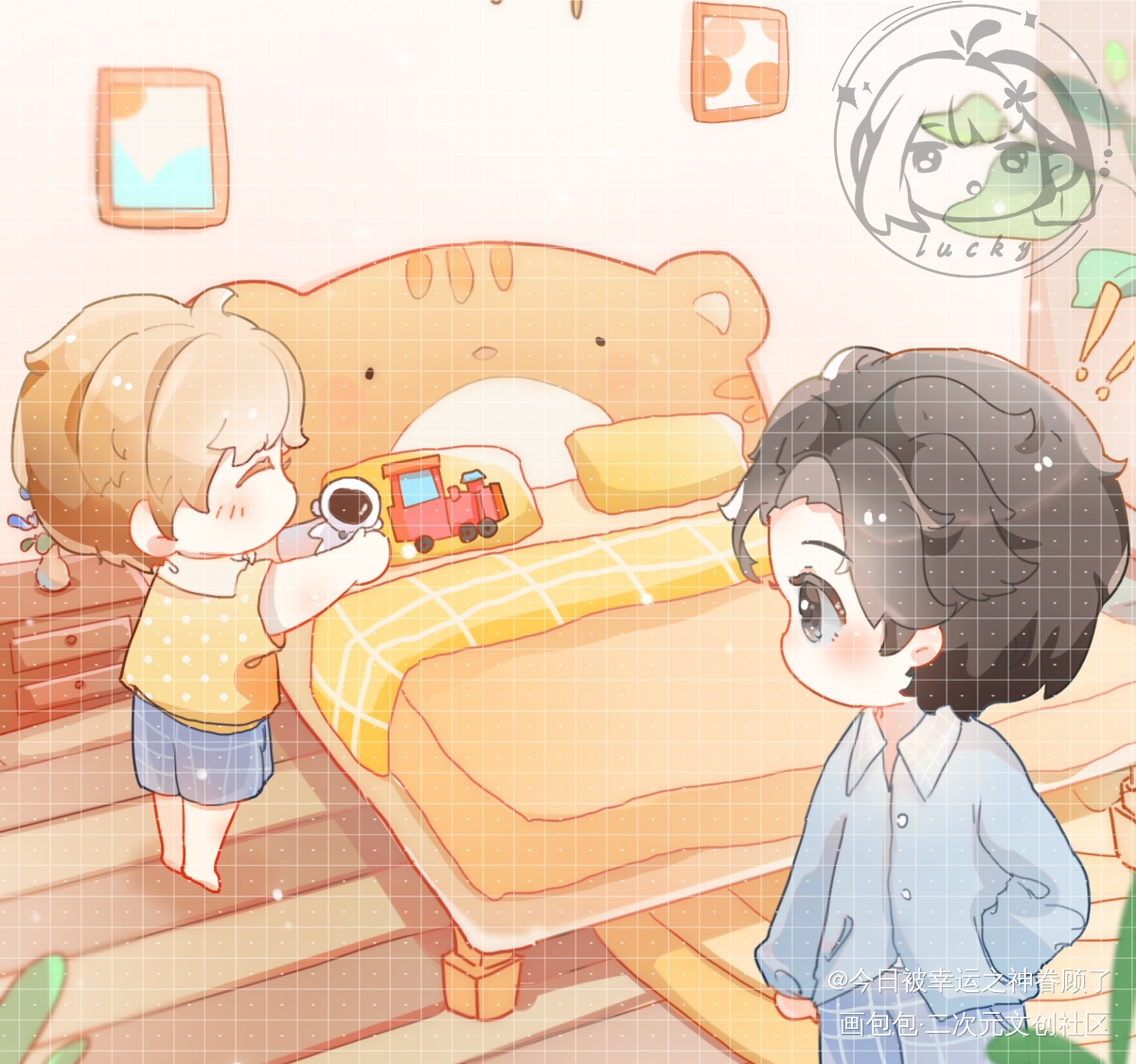过敏原_可爱过敏原Q版约稿绘画作品