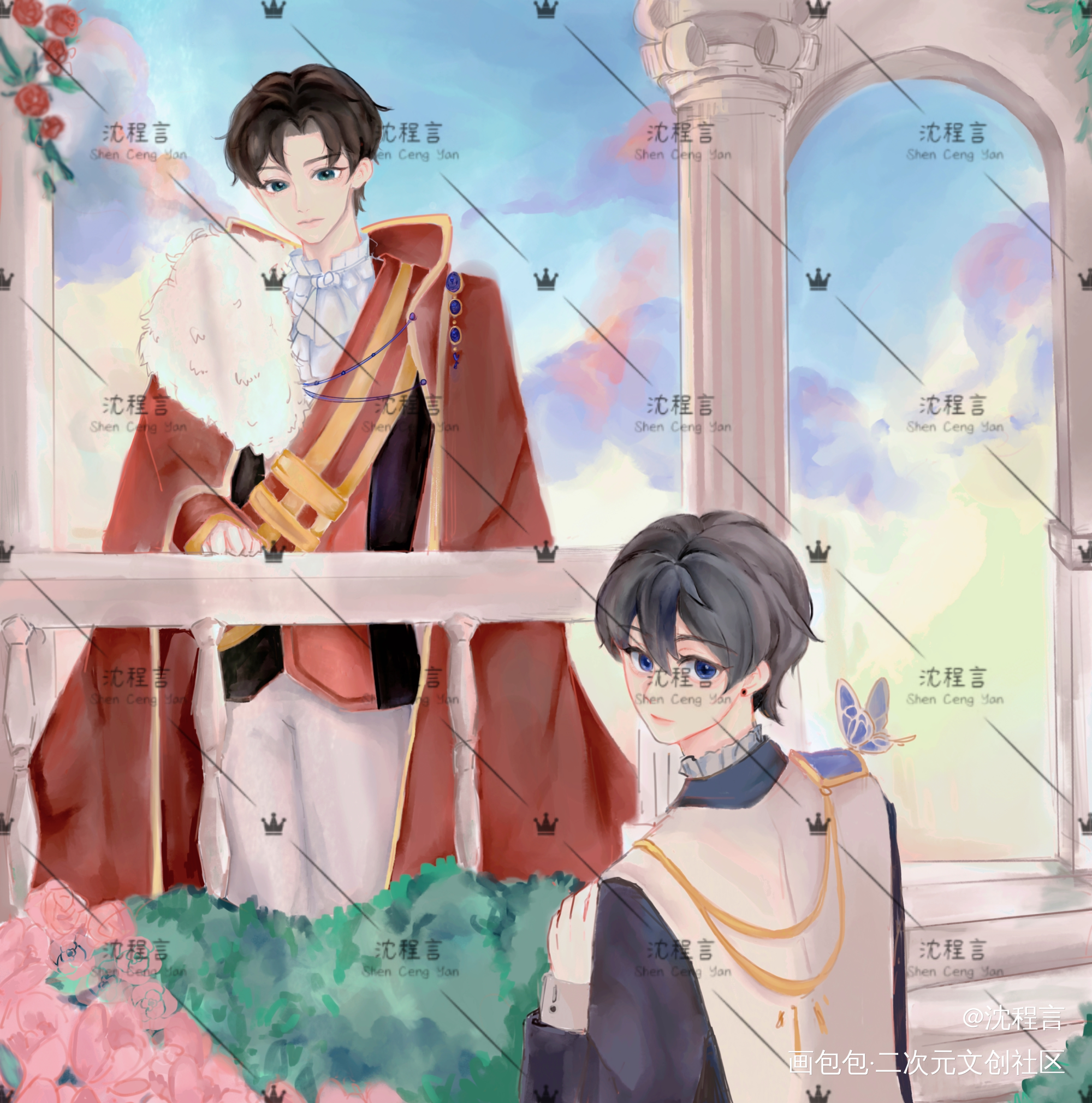 国玉简＋将军玉～_188男团李简李玉简隋英绘画作品