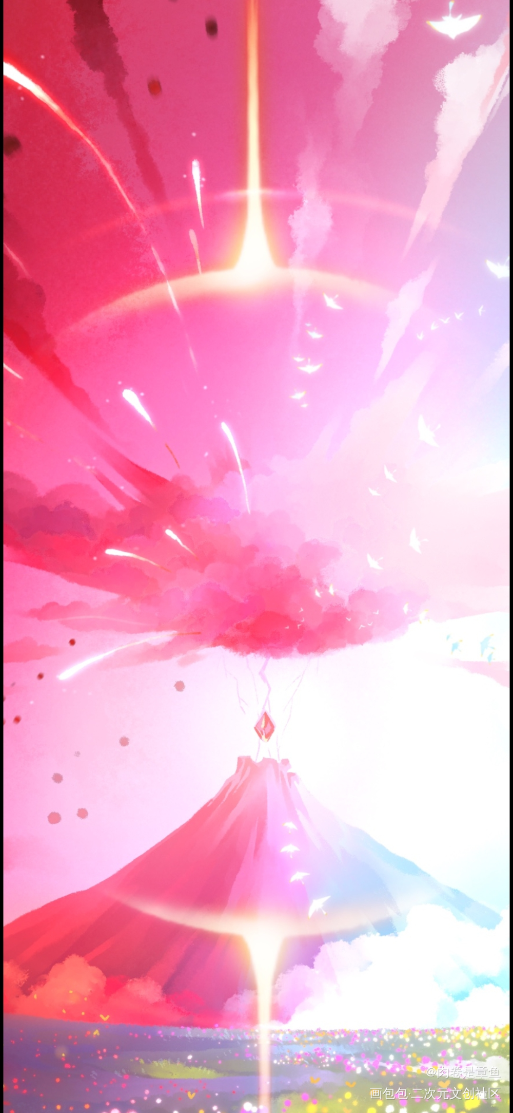 新季节的光遇_光遇插画绘画作品