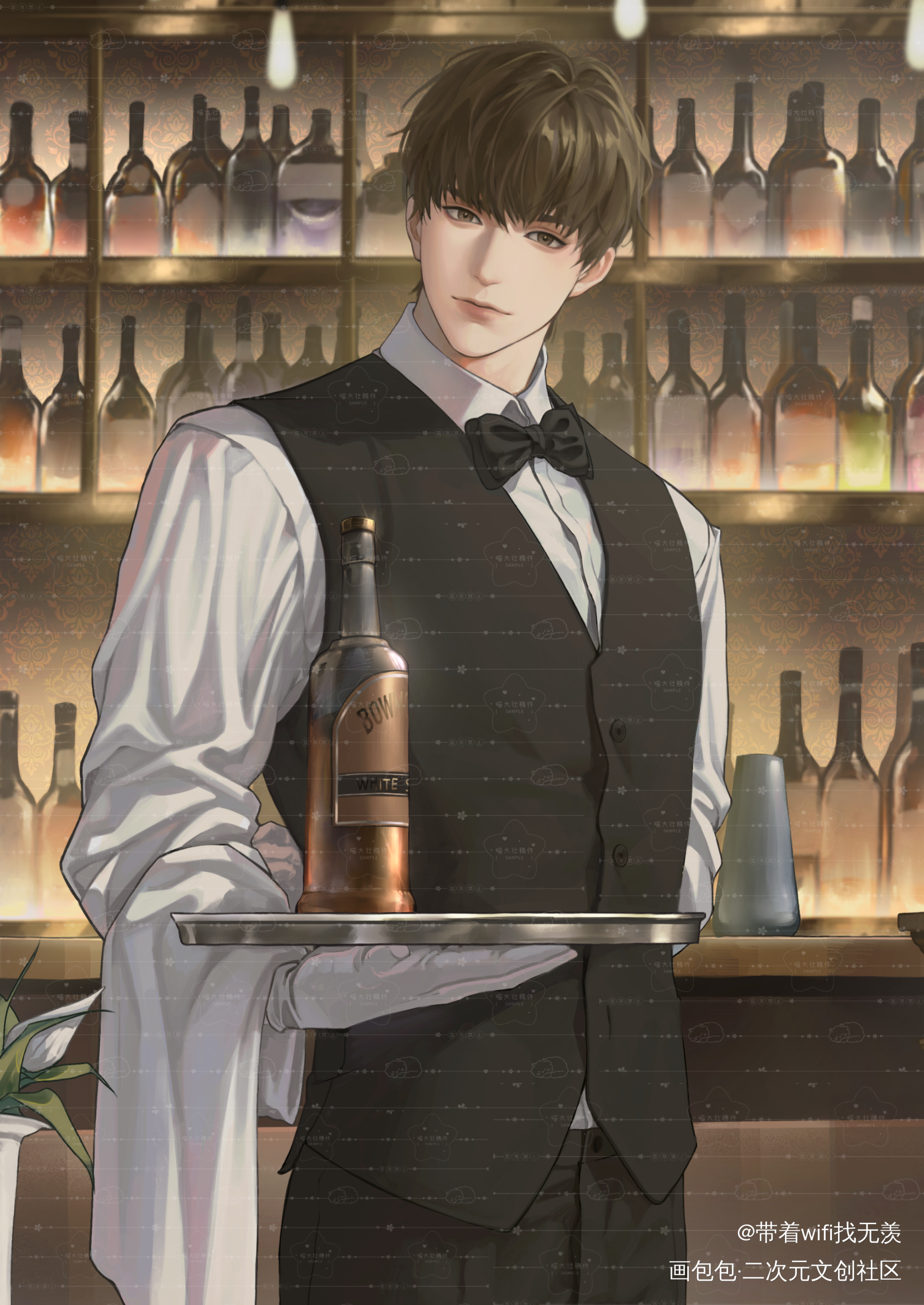 李玉《JACK》_188男团李玉简隋英板绘涂水千丞绘画作品