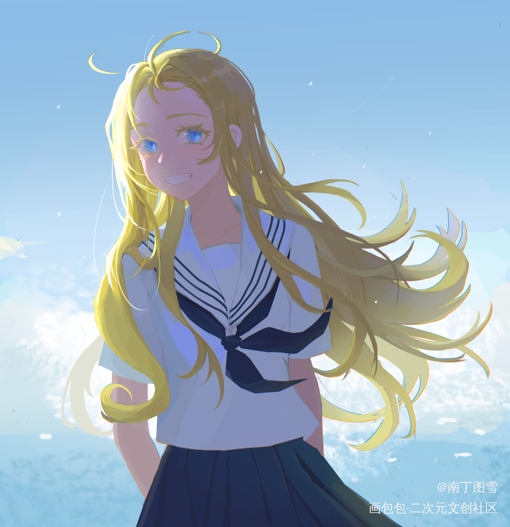 夏日重现Ⅰ潮_插画同人小舟潮夏日重现绘画绘画作品