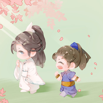 第四年,愿一切如初_二哈和他的白猫师尊燃晚q版绘画作品