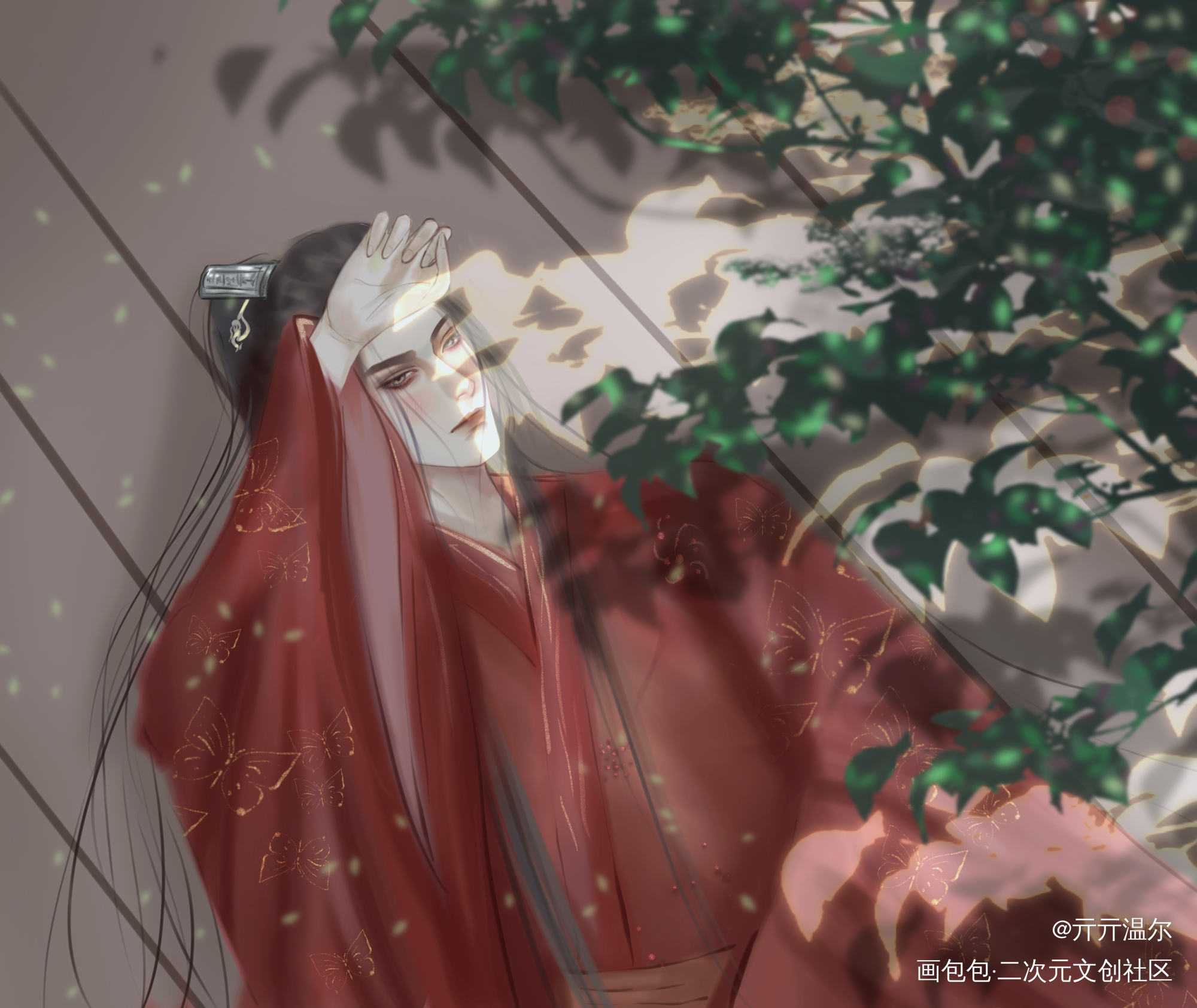 晚夜玉衡，北斗仙尊_二哈和他的白猫师尊楚晚宁绘画绘画作品