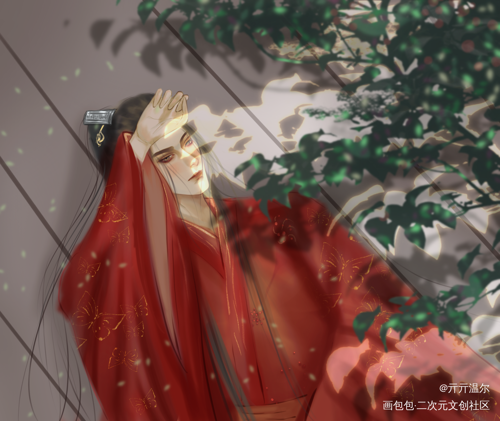 晚夜玉衡，北斗仙尊_二哈和他的白猫师尊楚晚宁绘画绘画作品
