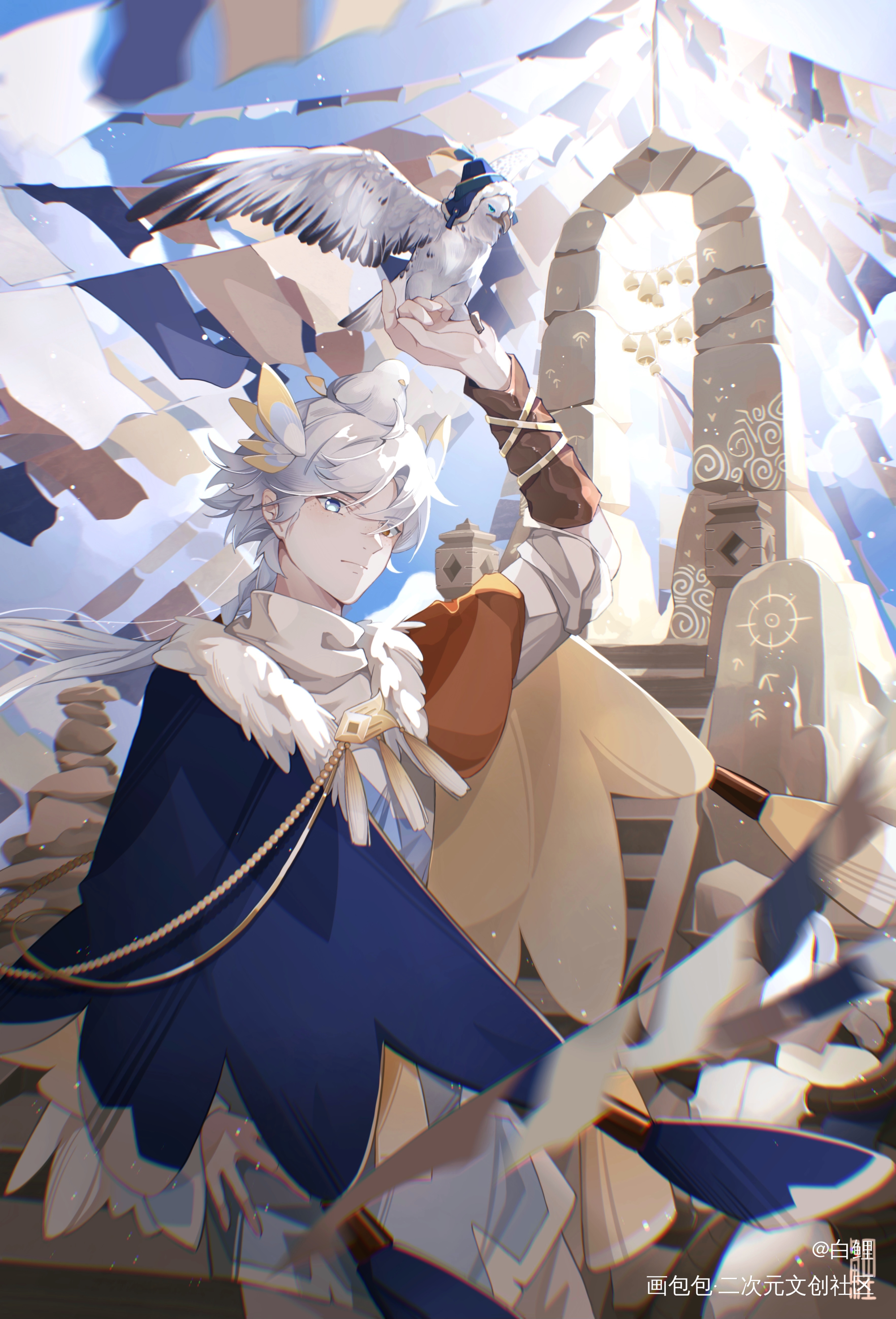 补一下之前画的_光遇板绘涂绘画作品
