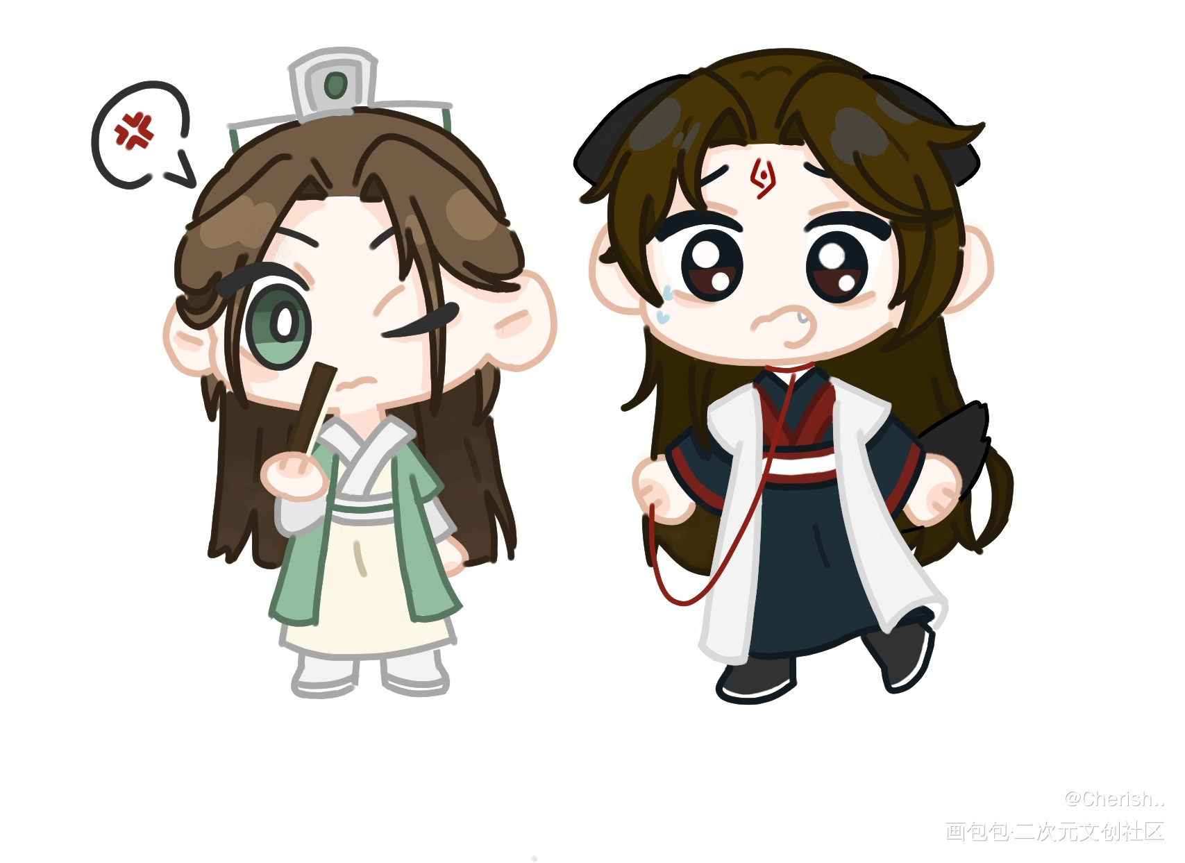 _人渣反派自救系统绘画作品
