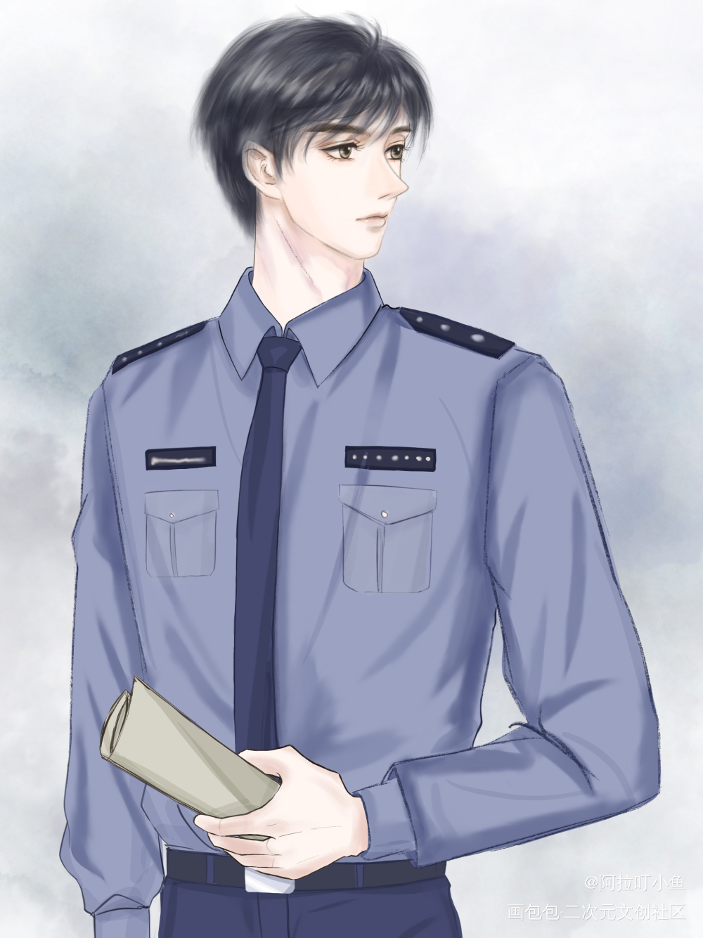 江停_破云江停板绘绘画作品