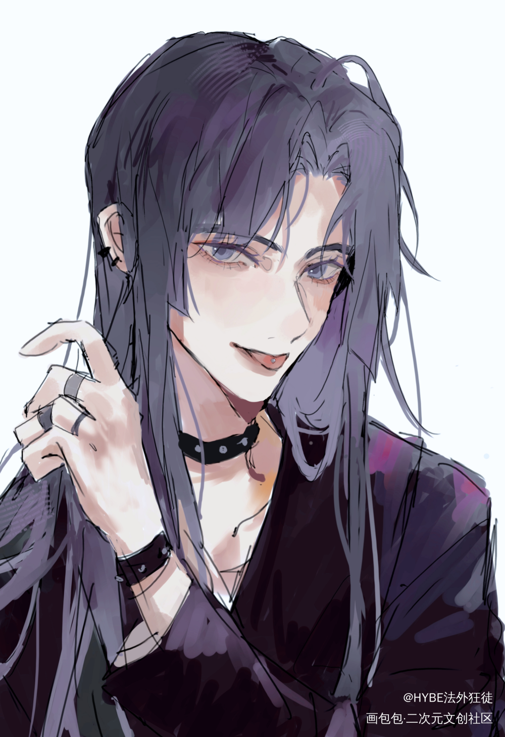 我滴妈呀，昨晚发错了_绘画练习板绘原创绘画作品